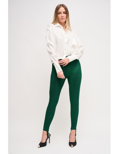 Panta Lurex Con Ghette Maryley - Vestiti Firmati Life Smiles