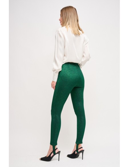 Panta Lurex Con Ghette Maryley - Vestiti Firmati Life Smiles