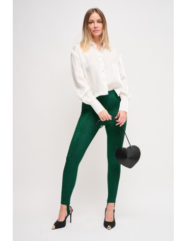 Panta Lurex Con Ghette Maryley - Vestiti Firmati Life Smiles