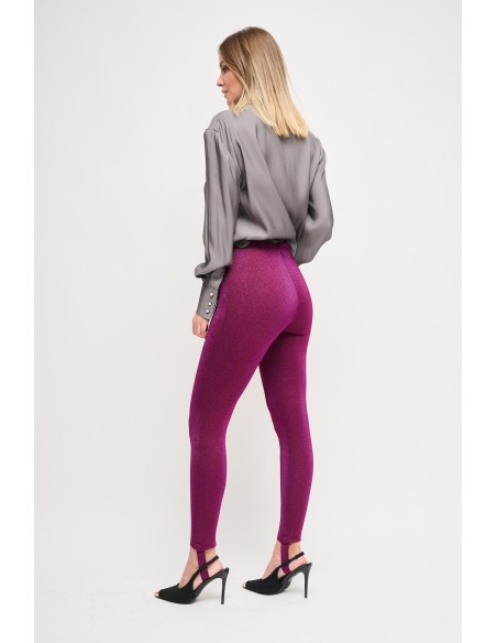 Panta Lurex Con Ghette Maryley - Vestiti Firmati Life Smiles