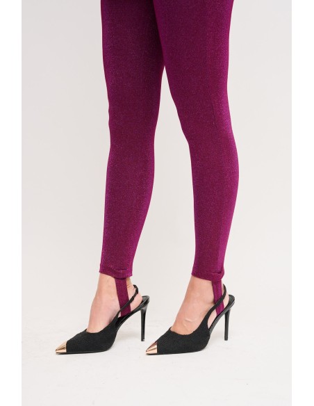 Panta Lurex Con Ghette Maryley - Vestiti Firmati Life Smiles