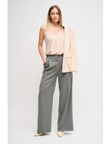 Pantaloni A Palazzo Gessati Maryley - Vestiti Firmati Life Smiles