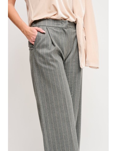 Pantaloni A Palazzo Gessati Maryley - Vestiti Firmati Life Smiles