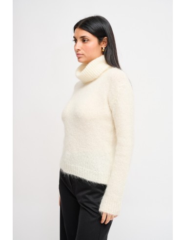 Camisola de gola alta curta em mohair Maryley