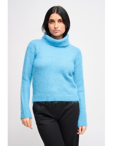 Dolcevita Cropped em Mohair Maryley