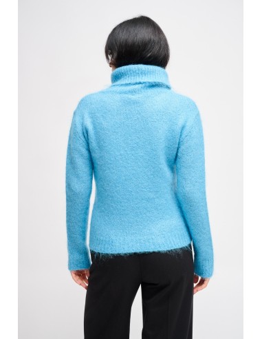 Camisola de gola alta cropped em mohair Maryley