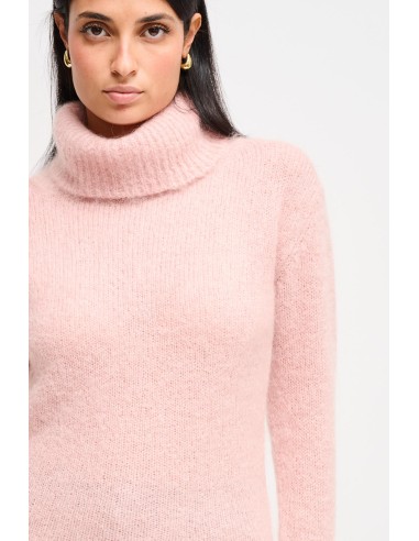 Dolcevita curto em mohair Maryley