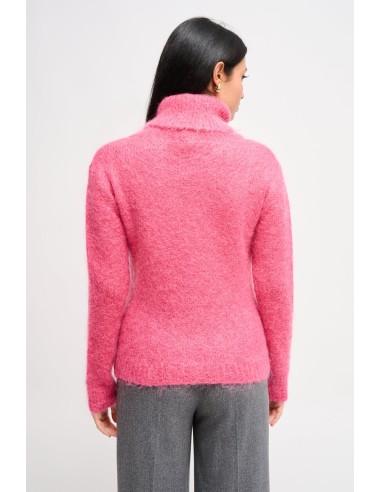 Camisola dolcevita cropped em mohair Maryley