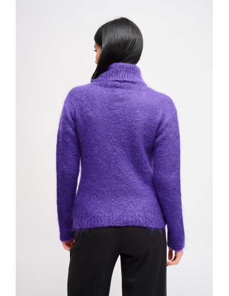 Dolcevita Cropped em Mohair Maryley