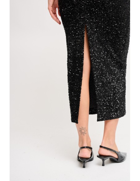 Gonna Midi In Paillettes Maryley - Vestiti Firmati Life Smiles