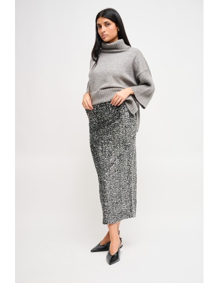 Gonna Midi In Paillettes Maryley - Vestiti Firmati Life Smiles