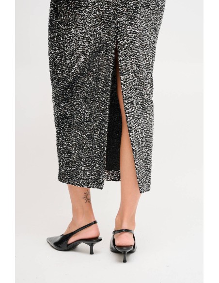 Gonna Midi In Paillettes Maryley - Vestiti Firmati Life Smiles