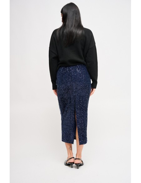 Gonna Midi In Paillettes Maryley - Vestiti Firmati Life Smiles