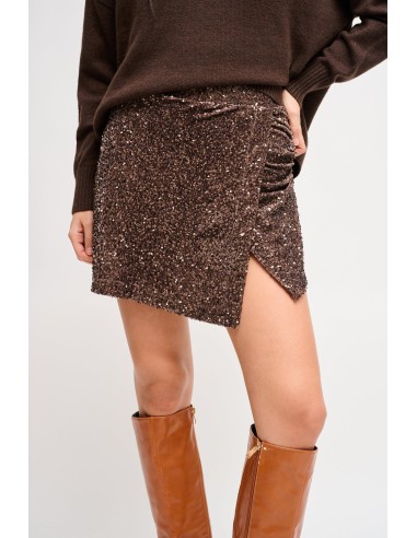 Minigonna In Paillettes Maryley - Vestiti Firmati Life Smiles