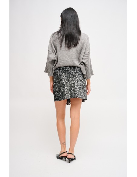 Minigonna In Paillettes Maryley - Vestiti Firmati Life Smiles