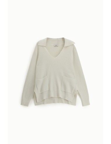 Camisola Com Bolsos E Gola Ampla Dixie - Vestiti Firmati Life Smiles