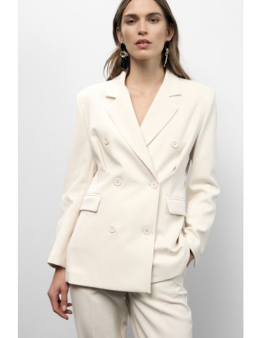Blazer de abotoamento duplo com bolsos embutidos Dixie