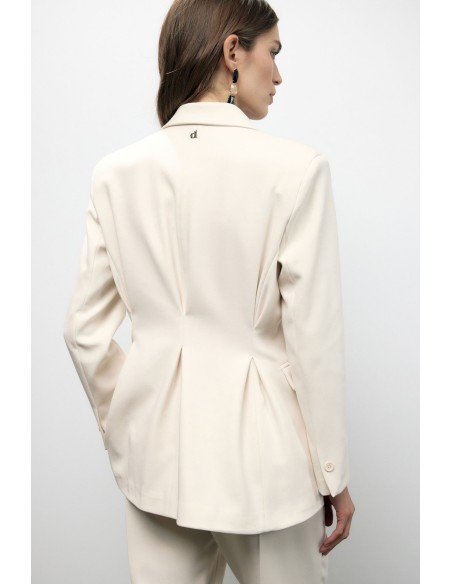 Blazer de abotoamento duplo com bolsos embutidos Dixie