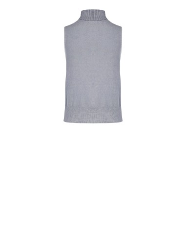 Camisola De Gola Alta Sem Mangas Com O Logótipo RR Bordado Rinascimento - Vestiti Firmati Life Smiles