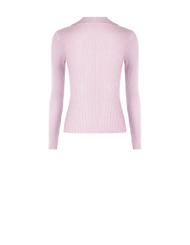 Camisola Polo Justa Em Malha Canelada Rinascimento - Vestiti Firmati Life Smiles