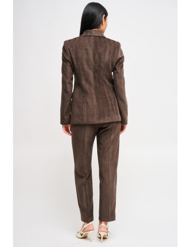 Conjunto Blazer De Duplo Abotoamento E Calças Cigarro Maryley