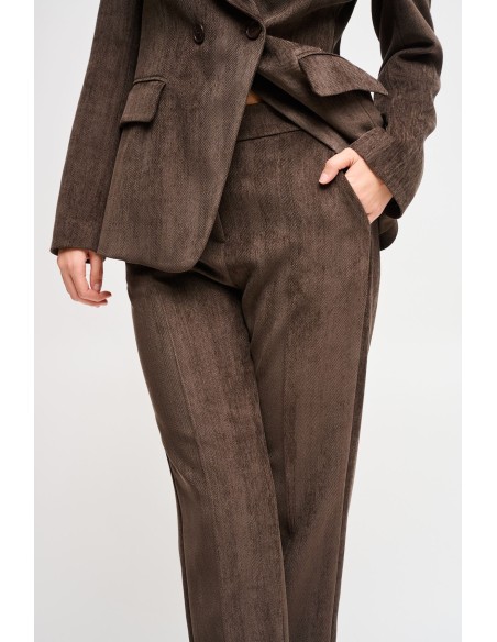 Conjunto Blazer Cruzado E Calça Cigarette Maryley