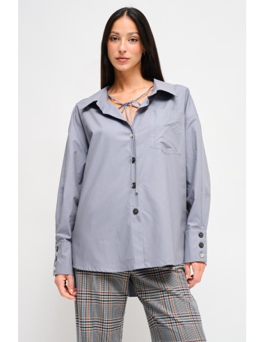 Camisa Oversize de Algodão com Cordão Maryley