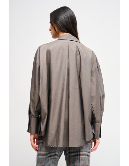 Camisa Oversize em Algodão com Cordão Maryley