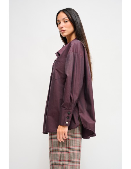 Camisa Oversize em Algodão com Cordão Maryley