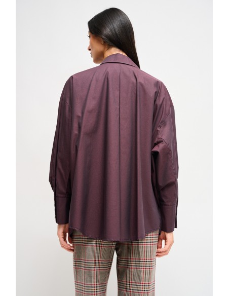 Camisa Oversize em Algodão com Cordão Maryley