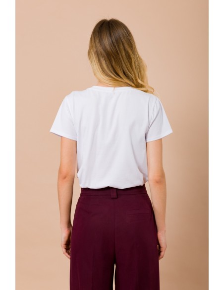 T-shirt Edição Limitada com aplicações de pedraria Maryley