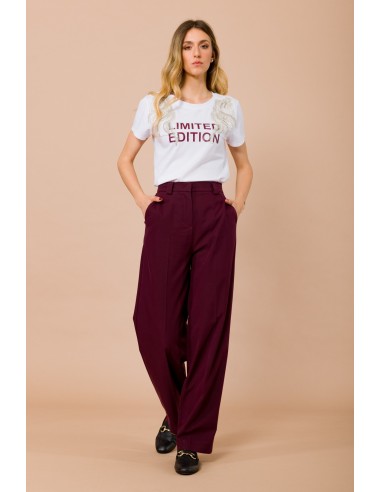 T-shirt Edição Limitada com aplicações de joia Maryley