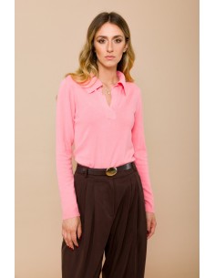 Polo Em Malha De Manga Comprida Maryley