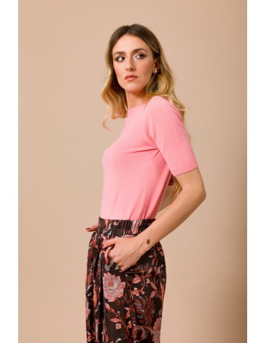 Camisola gola redonda manga curta Maryley