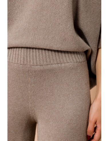 Calça Palazzo em Malha com Cintura Elástica Maryley