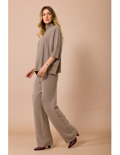 Camisola Oversize com Gola Alta e Manga 3/4 Maryley 2