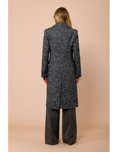 Casaco cruzado Resca com abertura no centro das costas Maryley