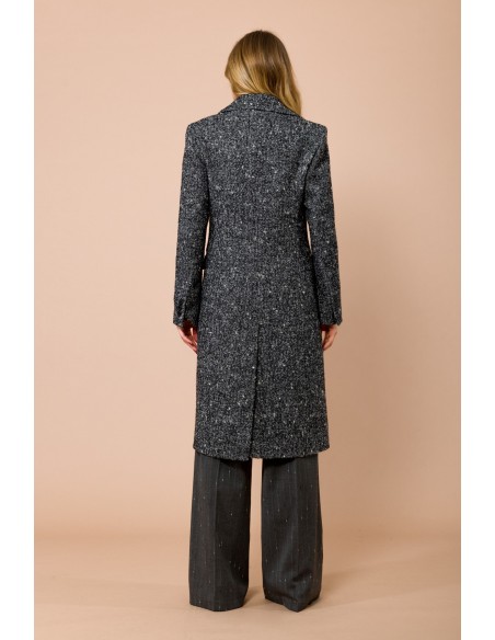 Casaco cruzado Resca com abertura no centro das costas Maryley