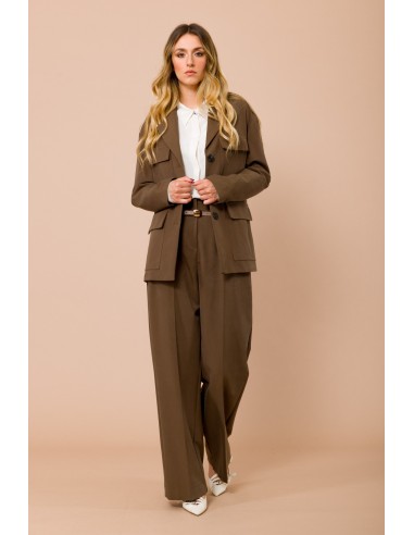 Calças Palazzo Com Cinto Na Cintura Maryley