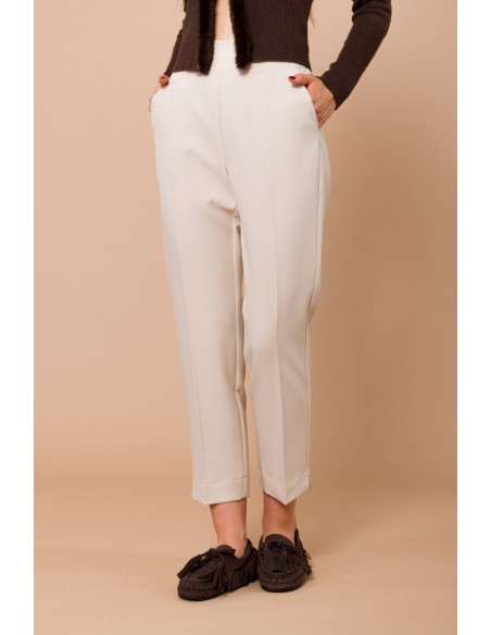 Calça cigarrete com elástico na parte traseira Maryley