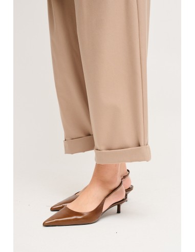 Calças Cropped com Cinto Maryley