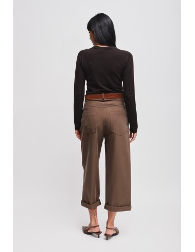 Calças Cropped com Cinto Maryley