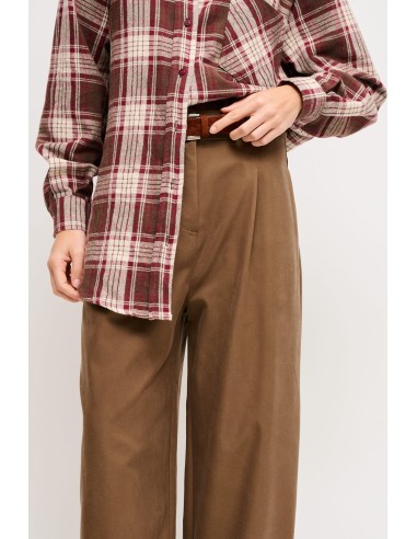 Calças Cropped com Cinto Maryley