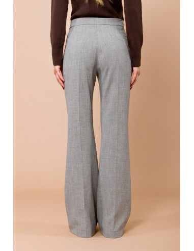 Calças flare grisaglia Maryley