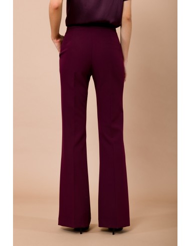 Calças boca de sino com bolsos à francesa Maryley