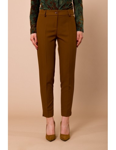 Calças cigarrete com abertura na barra Maryley