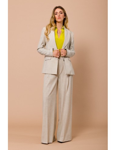 Calças Palazzo Com Elástico E Pregas Na Frente Maryley