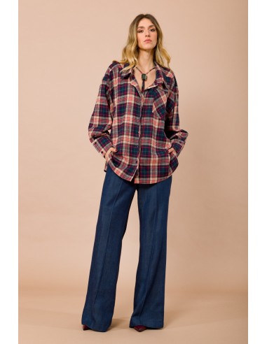 Calça palazzo com cinto interno masculino Maryley