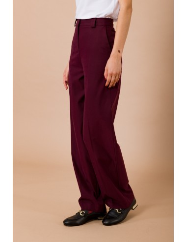 Calças retas com passadores Maryley