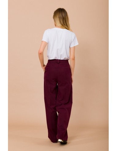 Calças Retas com Passantes Maryley